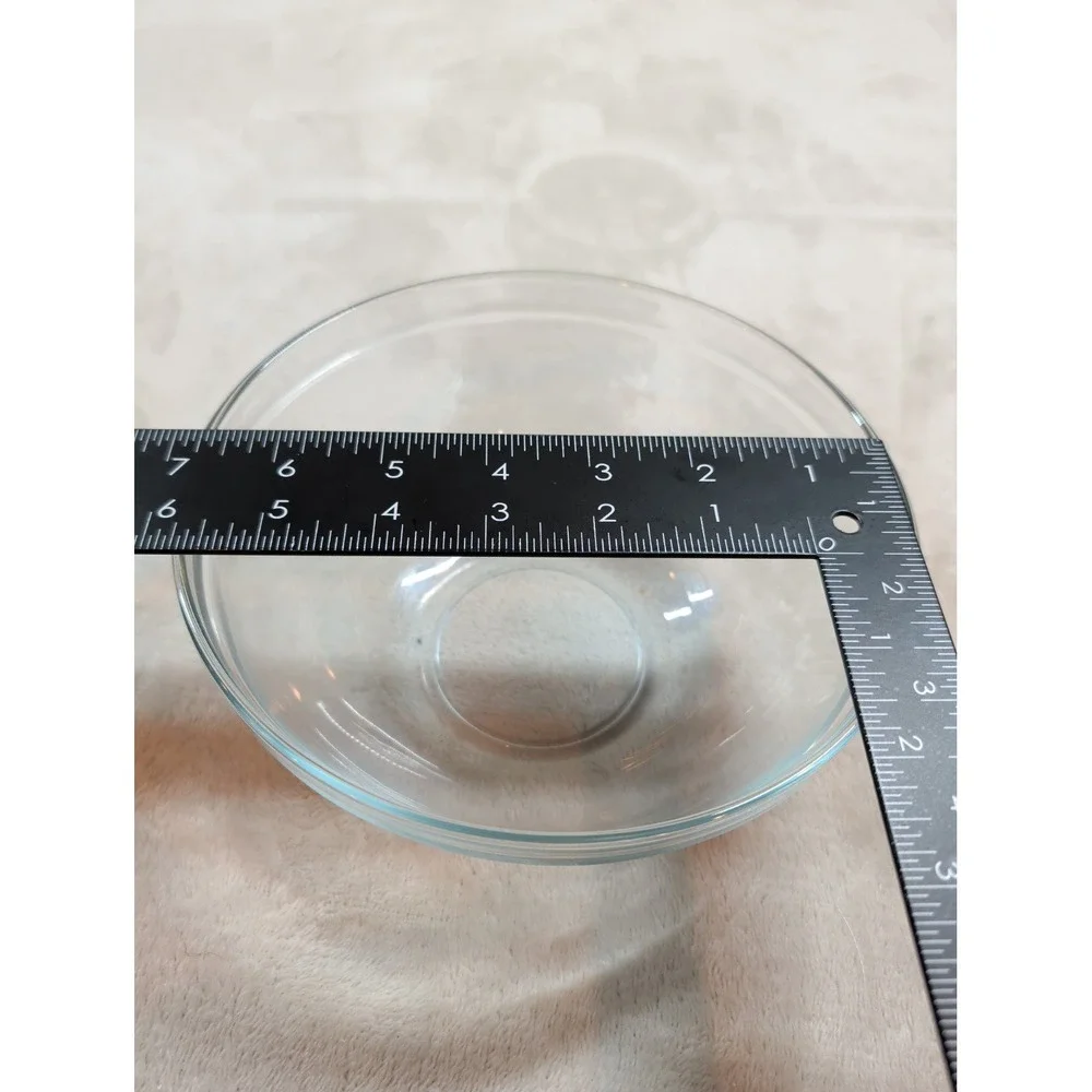 Royalex‎ Clear Glass Nesting Mixing Serving Bowls Set of 3 Round Kitchenware